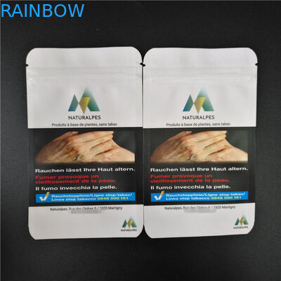 O incenso erval de THC CBD Gummies que empacota Kraft branco biodegradável ensaca malotes do alimento