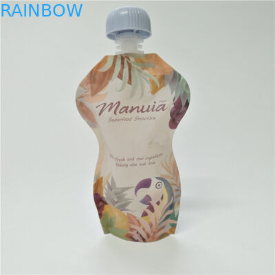 Personalizado imprimindo o malote reusável de empacotamento do comida para bebê da tampa segura da criança do malote do bico