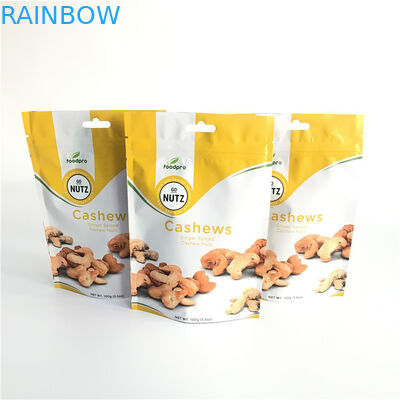 O empacotamento feito sob encomenda dos malotes plásticos da impressão levanta-se o saco do zíper com a uma válvula de desgaseificação da maneira