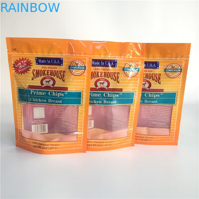 O empacotamento feito sob encomenda dos malotes plásticos da impressão levanta-se o saco do zíper com a uma válvula de desgaseificação da maneira