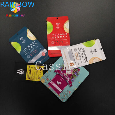 Cheire do alimento Resealable de Mylar dos sacos do Ziplock da prova o vácuo seguro da folha de alumínio que embala a polegada 3x4