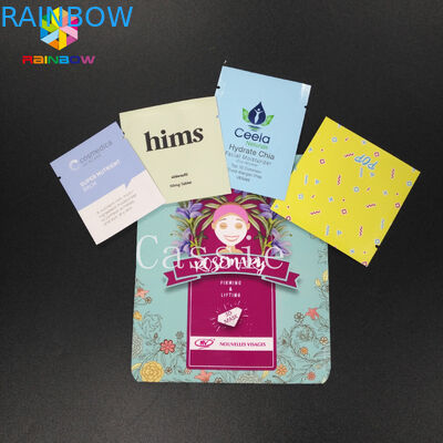 O selo do aperto do malote de Mylar ensaca a oferta cosmética da amostra do pó do chá do armazenamento do produto comestível