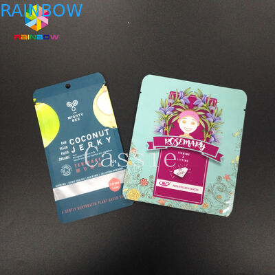 Multi parte superior aberta colorida do bloco da amostra da folha de Mylar dos sacos do fechamento do aperto para o empacotamento do pó