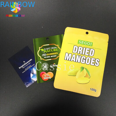 Malotes plásticos do malote da soldadura térmica que empacotam o saco da folha de alumínio para o armazenamento maioria do alimento