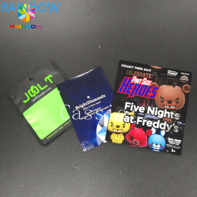 Malotes plásticos da prova do cheiro que empacotam o saco poli Mylar do selo três lateral para o empacotamento de alimento