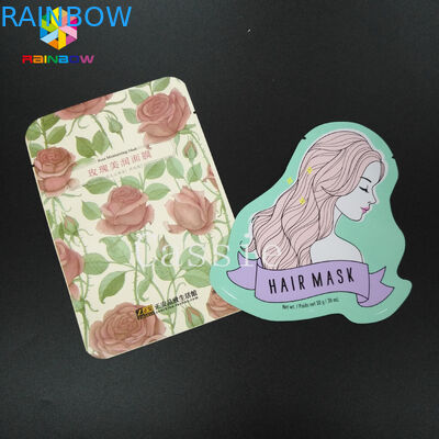 A folha de alumínio do bloco facial da máscara levanta-se o saco de creme cosmético da embalagem de Mylar do óleo do malote