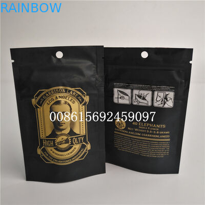 Malotes plásticos pequenos da prova do cheiro que empacotam o saco resistente da criança de Mylar das ervas daninhas