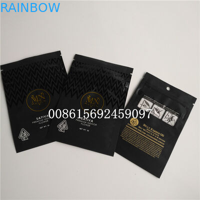 Malotes plásticos pequenos da prova do cheiro que empacotam o saco resistente da criança de Mylar das ervas daninhas