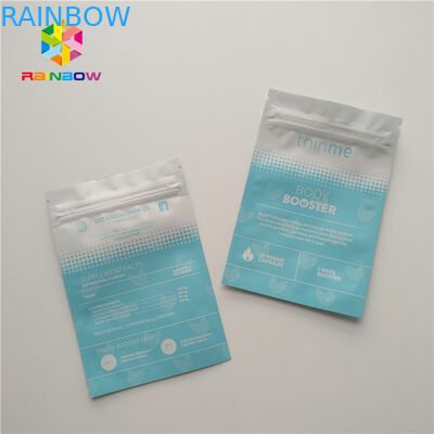 Malotes plásticos de máscara de olhos da cara que empacotam a superfície lustrosa selada três lados do saco liso