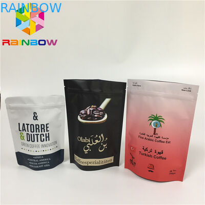 A folha de alumínio da impressão feita sob encomenda do MOPP ensaca a umidade - impermeabilize o fechamento do zíper com válvula