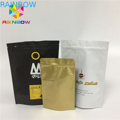 A folha de alumínio da impressão feita sob encomenda do MOPP ensaca a umidade - impermeabilize o fechamento do zíper com válvula