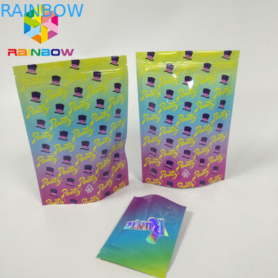 Umidade - a prova levanta-se o fechamento colorido do fecho de correr do holograma do laser dos sacos RUNTZ Mylar do malote do zíper