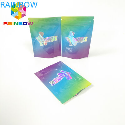 Umidade - a prova levanta-se o fechamento colorido do fecho de correr do holograma do laser dos sacos RUNTZ Mylar do malote do zíper