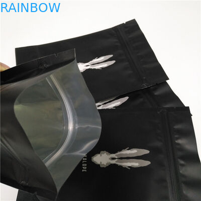 250 gramas de filmes pretos matte do empacotamento de alimento levantam-se a aprovação do GV de FDA dos sacos de café