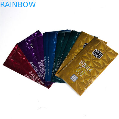 O costume imprimiu etiquetas da garrafa do envoltório do psiquiatra, cor impermeável das faixas CMYK do envoltório do psiquiatra