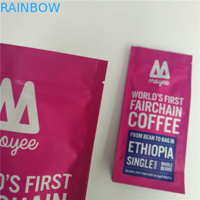 Os sacos de café quentes das vendas vendem por atacado o saco de café feito sob encomenda do reforço do lado da impressão com a válvula de alta qualidade da desgaseificação para o café 250g