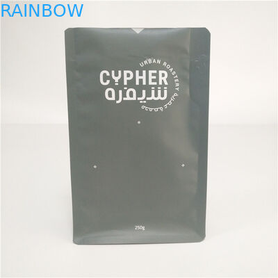 sacos de café ziplock laterais de Arábia Saudita do saco de 100g 250g 340g 500g 1kg 2 quilograma 4kg 8 com o zíper do rasgo fácil/válvula da desgaseificação