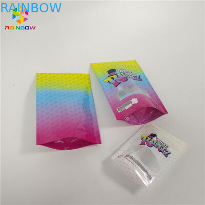 O costume imprimiu o saco material laminado Doypack Ziplock Resealable de Runtz da prova do cheiro para o empacotamento dos doces de CBD