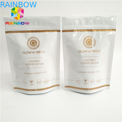 Os sacos de plástico levantam-se o runtz impresso costume do alimento do café do saco do malote do zíper que empacota a umidade lustrosa matt