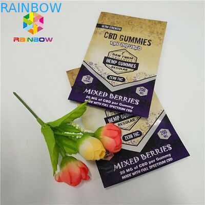 A folha de alumínio da cápsula erval que empacota o malote da umidade de 3g 5g 10g personalizou o tamanho