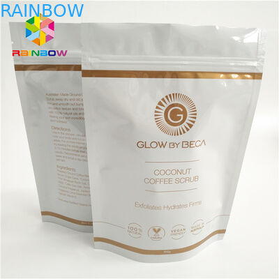 O saco laminado do zíper dos bas da folha levanta-se a venda quente plástica impressa costume de empacotamento dos malotes do café dos sacos de plástico do malote