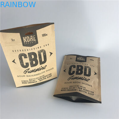 Brown Kraft Paperstand acima da espessura do mícron dos malotes 120-140 para especiarias do pó