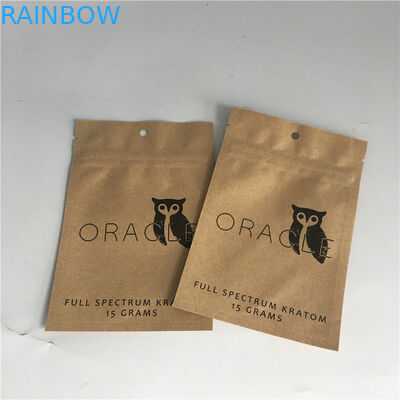 Brown Kraft Paperstand acima da espessura do mícron dos malotes 120-140 para especiarias do pó