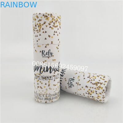 Personalizado em volta das caixas de empacotamento do presente, caixa do cilindro que empacota o papel de embalagem Para doces