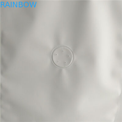 Enchimento superior da impressão branca lisa do filme do empacotamento de alimento do saco da parte inferior lisa com válvula de ar