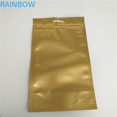 O zíper superior levanta-se o material laminado sacos do malote com Euro/furo de suspensão redondo