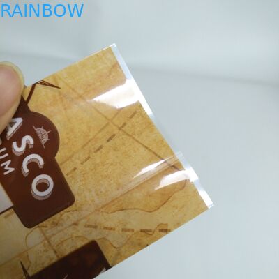 Os filmes do empacotamento de alimento do material plástico encolhem envoltórios com logotipo/cores feitos sob encomenda