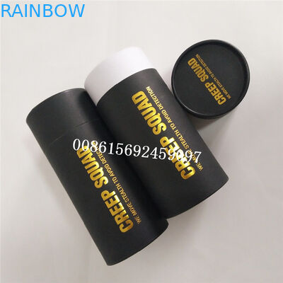 Caixa de papel do cartão biodegradável que empacota o logotipo personalizado com carimbo de ouro