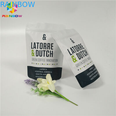 Eco - a folha de alumínio amigável levanta-se a superfície matte de empacotamento do revestimento do chá do café do malote