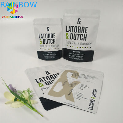 Malote da folha de alumínio que empacota a impressão Reclosable Ziplock do Gravure do saco de café da válvula