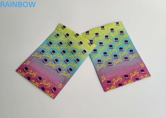 Feito sob encomenda levante-se os malotes plásticos que empacotam o Ziplock do holograma do saco da semente da erva daninha das cookies