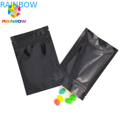 Malote da folha de alumínio de cor completa que empacota sacos selados do plano 3 lado Ziplock