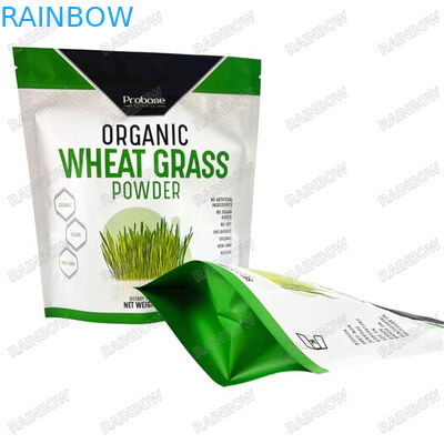 Sacos de papel Kraft Eco Amigável Material Pla Saco de fechadura Zip Com Logotipo Saco de embalagem de alta qualidade durável Stan