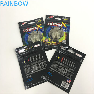 Malotes plásticos do armazenamento do alimento que empacotam o fechamento alinhado folha impresso do fecho de correr do espaço livre do selo do aperto