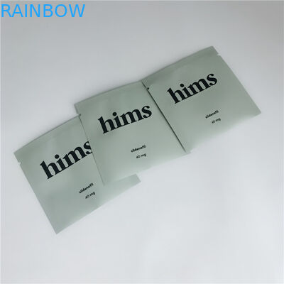 Malotes plásticos do armazenamento do alimento que empacotam o fechamento alinhado folha impresso do fecho de correr do espaço livre do selo do aperto