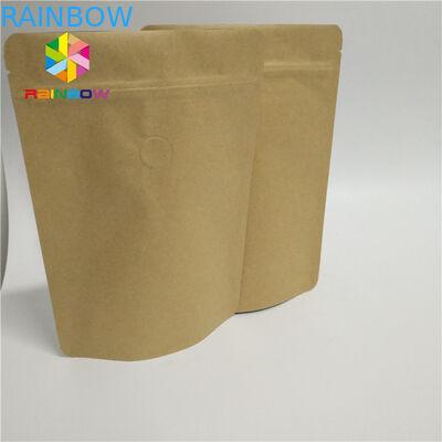 O empacotamento da caixa de papel de prova do cheiro levanta-se a soldadura térmica Ziplock do malote com parte dianteira clara