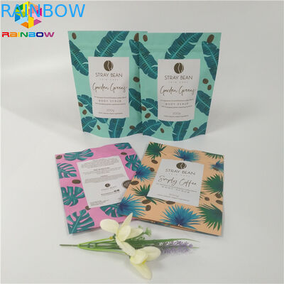 O revestimento Reclosable de Matt levanta-se os sacos do malote, saco de empacotamento do fechamento do fecho de correr para o corpo esfrega