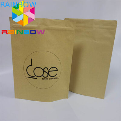 Umidade - saco de papel de empacotamento Eco de Kraft da soldadura térmica da caixa de papel de prova - amigável