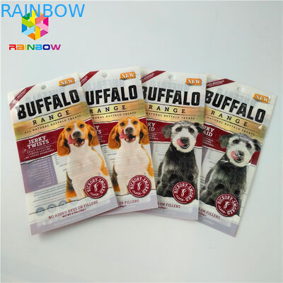 A prova do cheiro Ziplock levanta-se os malotes, sacos Ziplock de Mylar para o empacotamento de alimentos para animais de estimação