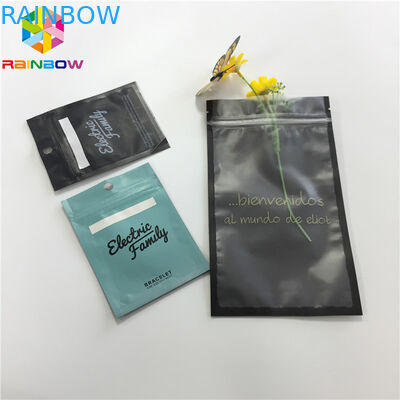 Malotes plásticos dianteiros claros transparentes que empacotam o saco de Mylar da erva daninha da parte traseira da folha de alumínio