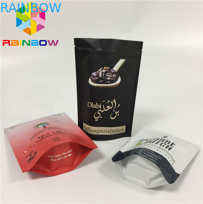 A impressão do Gravure levanta-se a linha folha laminada fechamento do entalhe do rasgo dos sacos do malote do zíper do fecho de correr