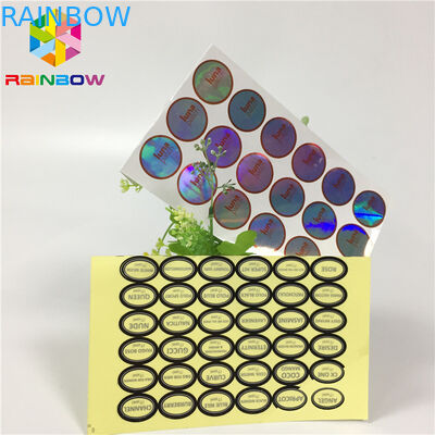 Etiqueta feita sob encomenda do vinil da etiqueta da roupa da segurança dos filmes do empacotamento de alimento da prova da água