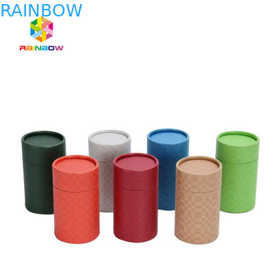 Tubo de empacotamento cosmético do cartão do cilindro da caixa de papel da exposição da caixa dos cuidados com a pele