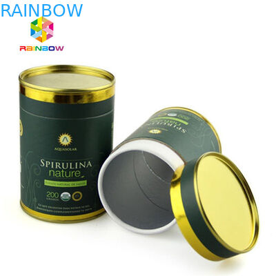 Tubo de empacotamento cosmético do cartão do cilindro da caixa de papel da exposição da caixa dos cuidados com a pele