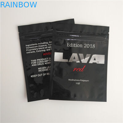 O cabelo de empacotamento do malote da folha do feijão do cana-de-açúcar amarra o saquinho pouca impressão minúscula do saco CMYK do Pin