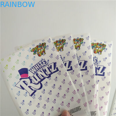 Do envoltório imprimível do psiquiatra das etiquetas impressão branca personalizada do Gravure das etiquetas do papel de Runtz Mylar